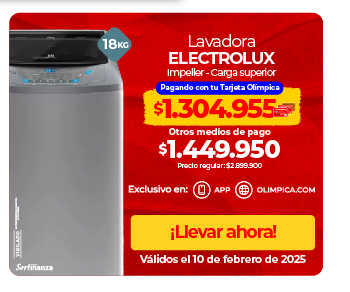 Lavadora Electrolux