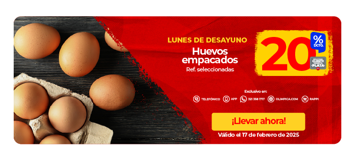 20% huevos amarrados