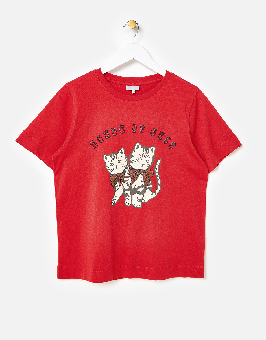 Red House of Cats Graphic T-Shirt