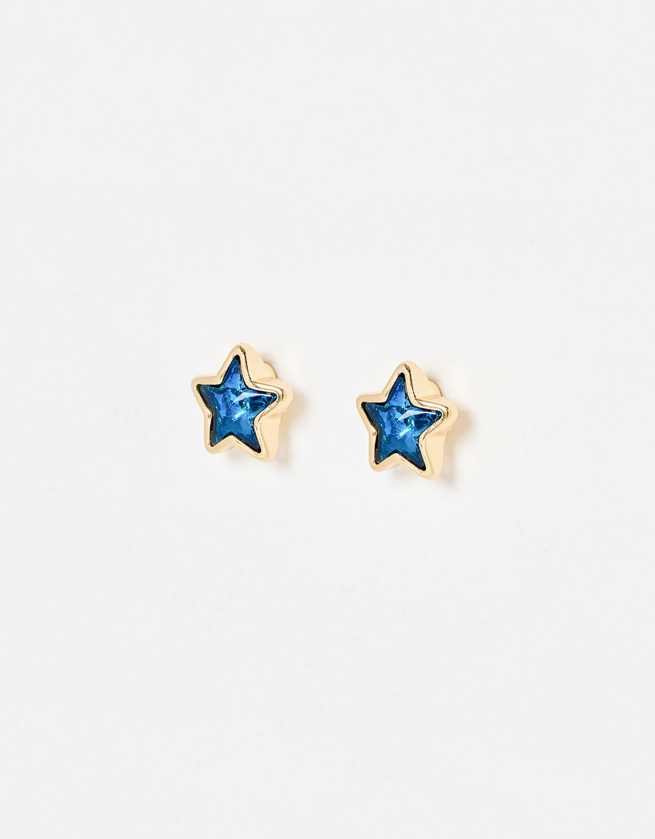 Romy Stone Mini Star Stud Earrings