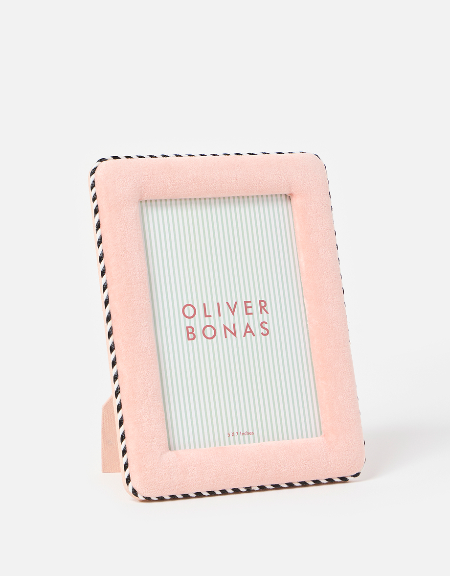 Dulce Pink Velvet Photo Frame 5x7