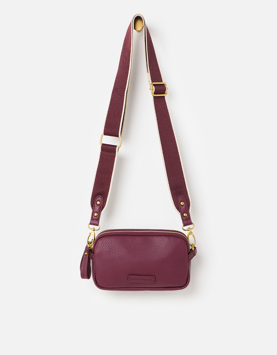 Naha Plum Purple Crossbody Bag