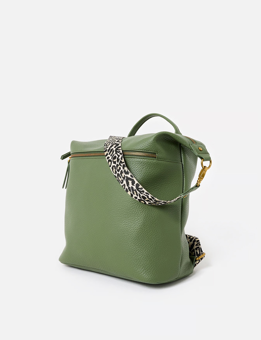 Ethel Khaki Green Backpack