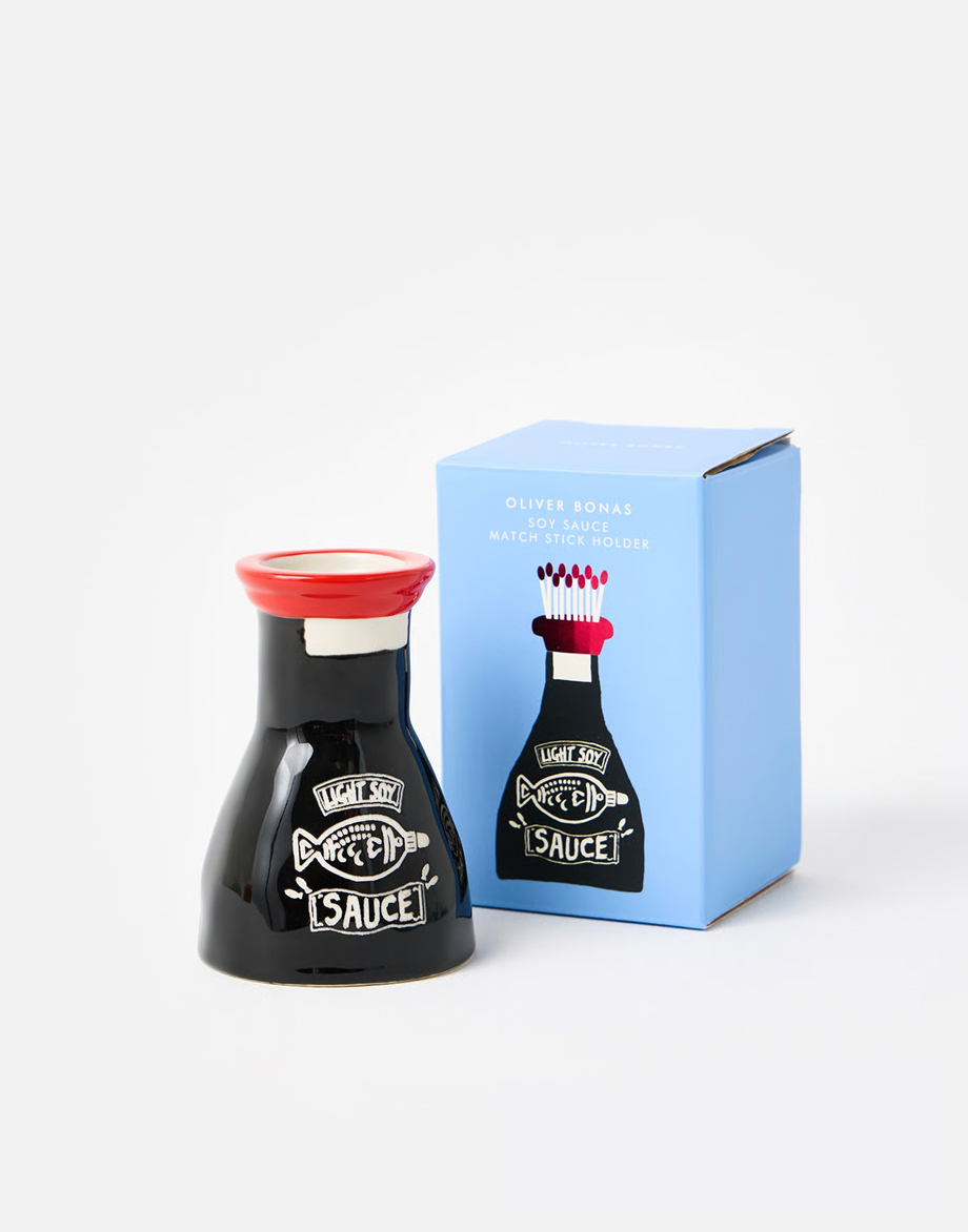 Soy Sauce Ceramic Matchstick Holder