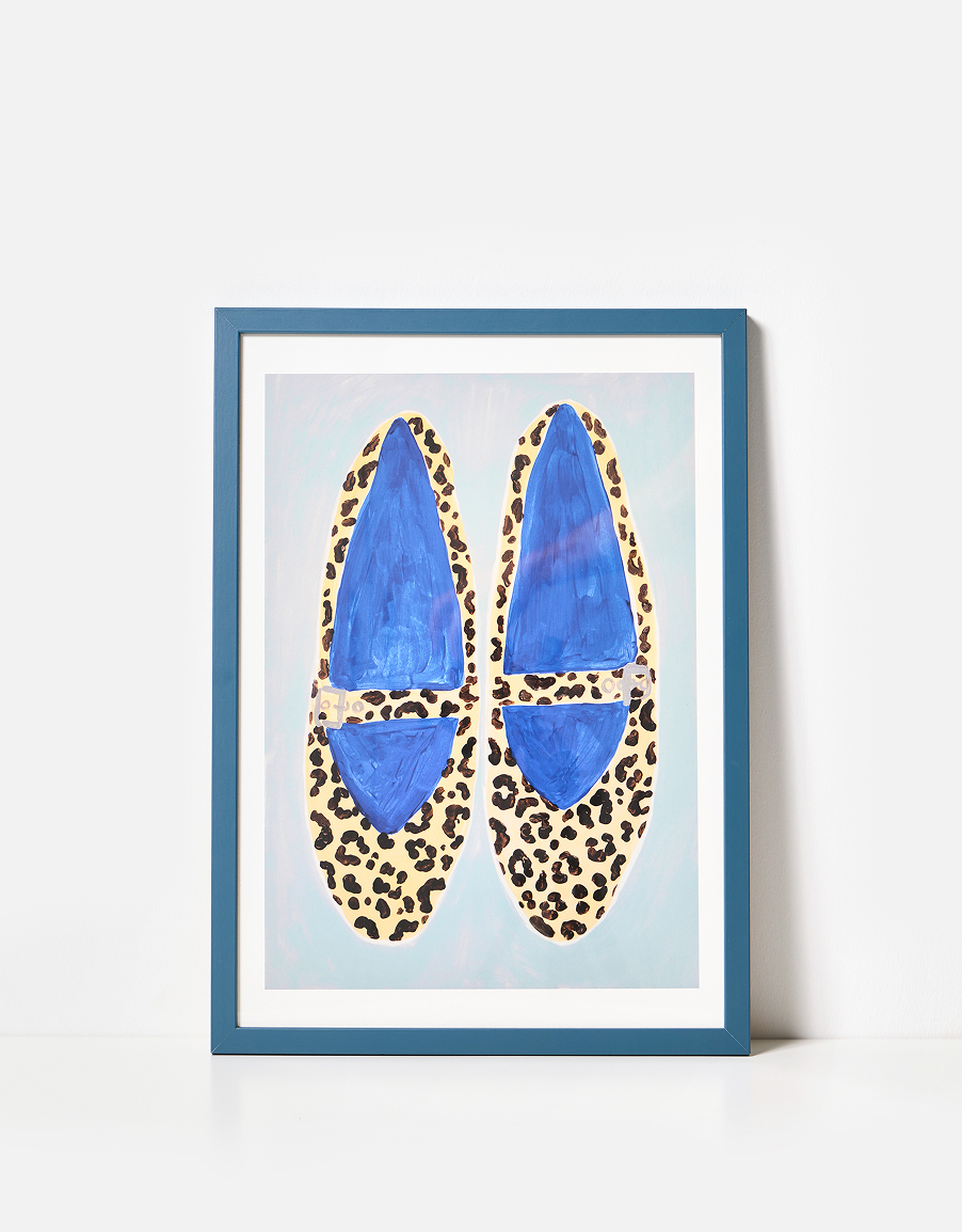 Leopard Shoes Wall Art Print