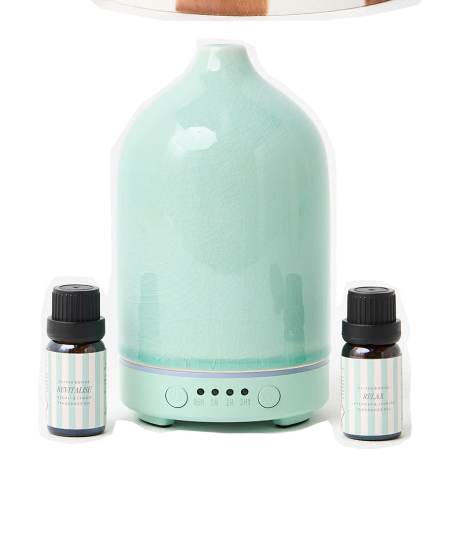 Stripe Electric Aroma Diffuse & Fragrance Oil Gift Set