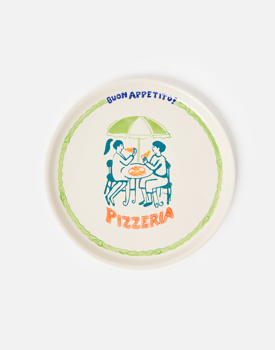 Pizzeria Ceramic Serving Plate