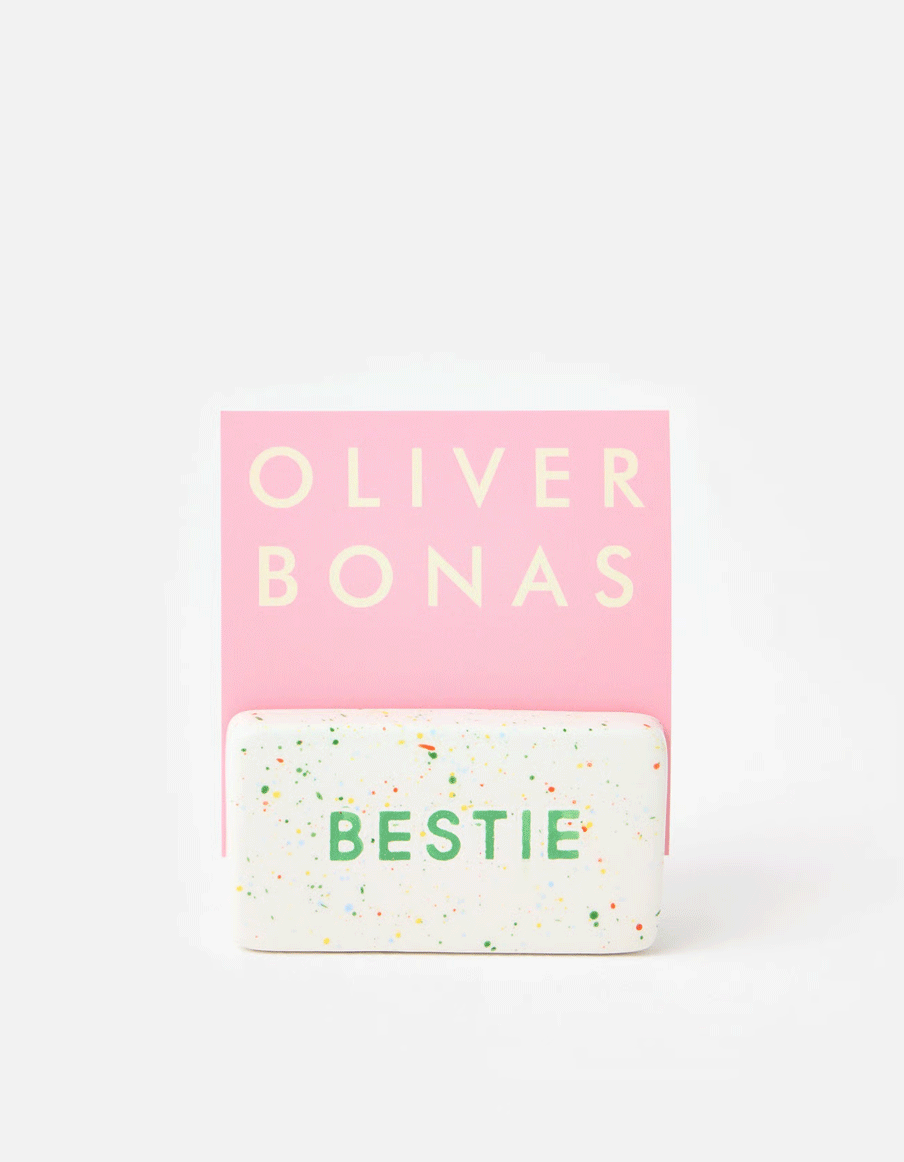 Bestie Speckle Ceramic Photo Holder