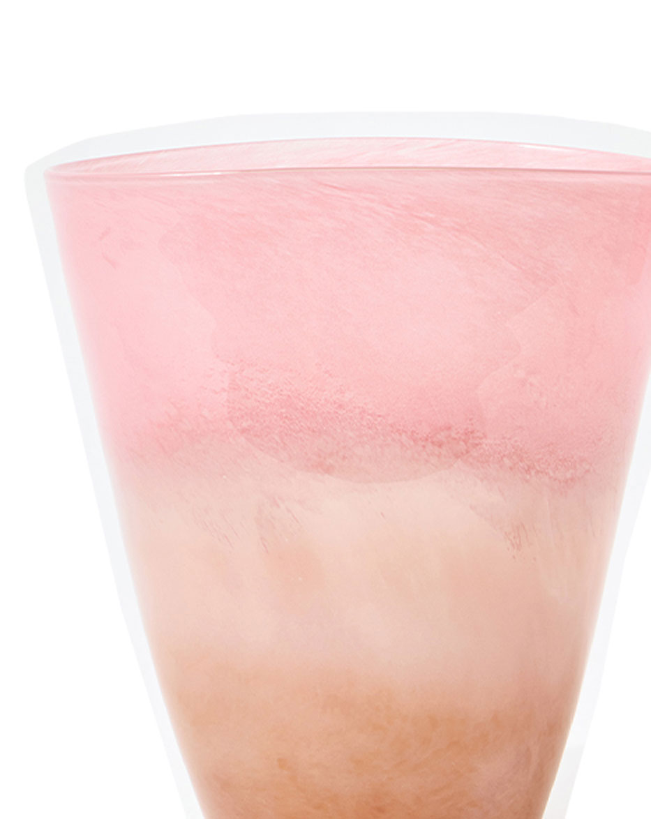 Solana Tonal Pink Glass Vase