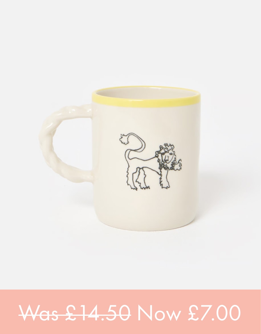 Shrimps x Oliver Bonas Lion Mug