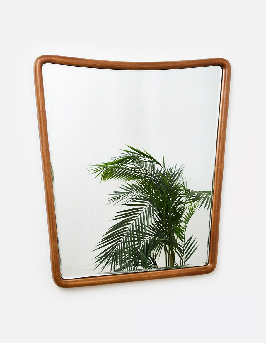 Mateu Mango Wood Wall Mirror