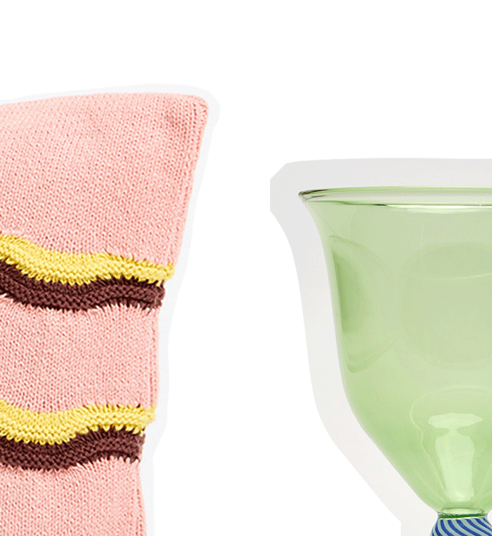 Olleta Swirl Wine Glasses Set of Two