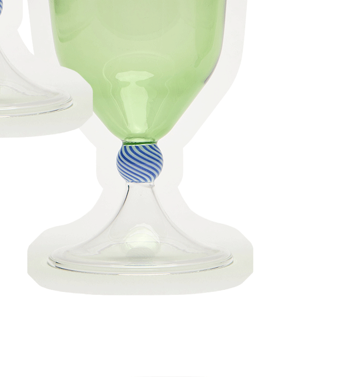 Olleta Swirl Wine Glasses Set of Two