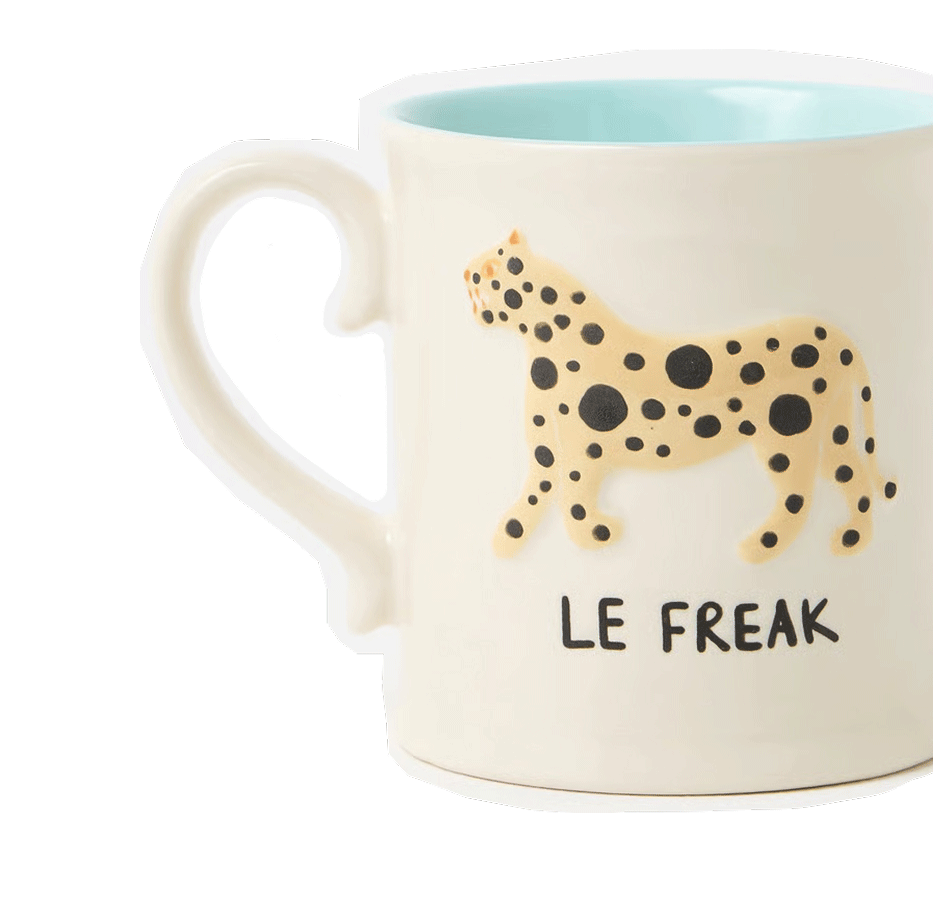 Le Freak Leopard Ceramic Mug