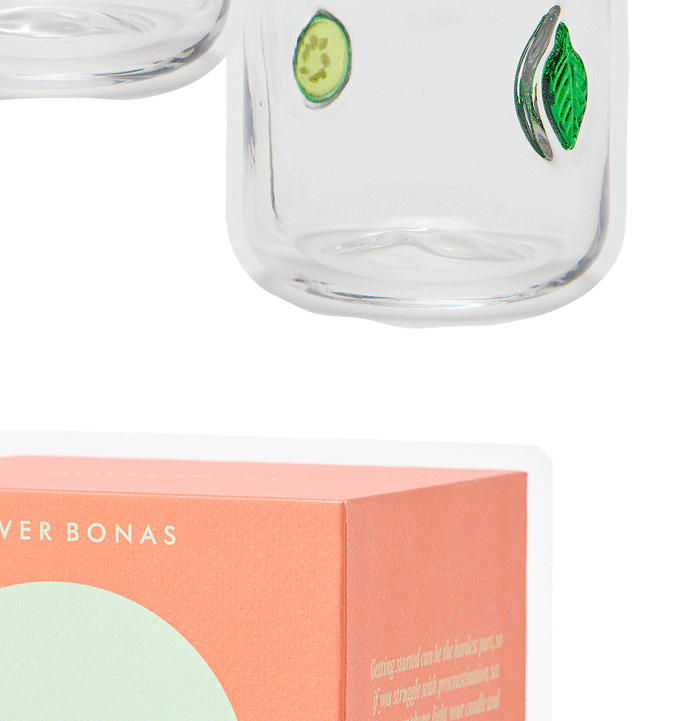 Punch Cocktail Highball Tumblers Set of Two