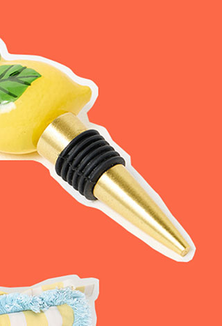 Enamel Lemon Bottle Stop