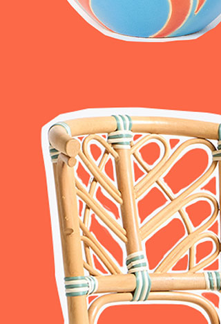 Rattan Bar Stool