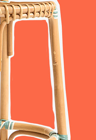 Rattan Bar Stool