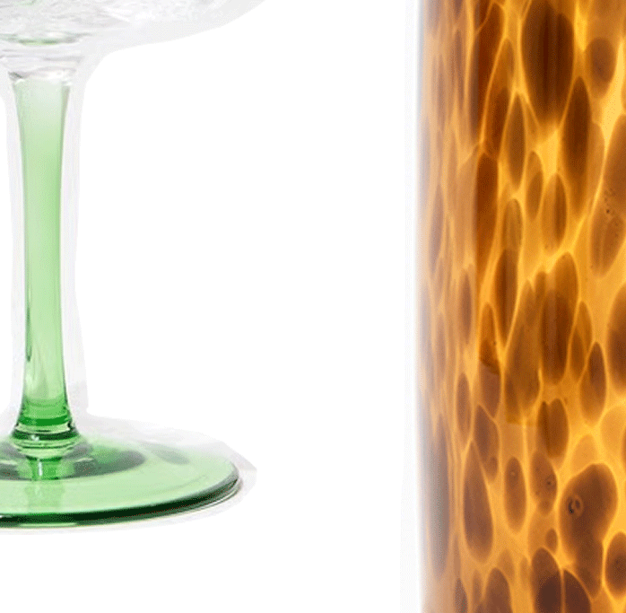 Padera Brown Speckle Glass Vase