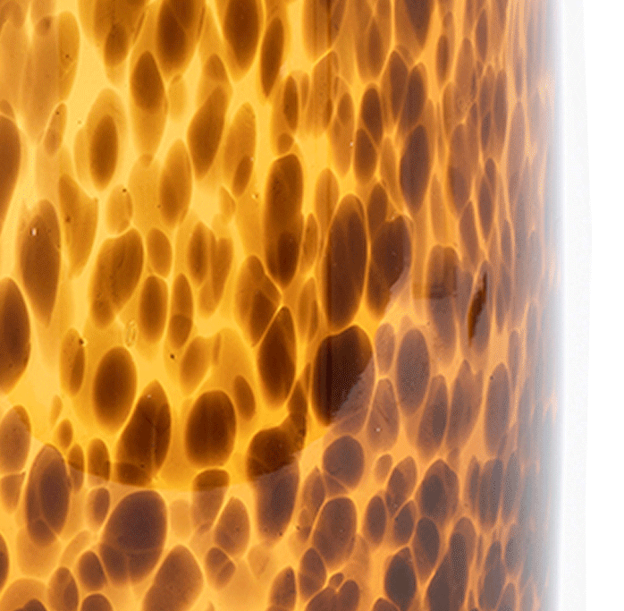 Padera Brown Speckle Glass Vase