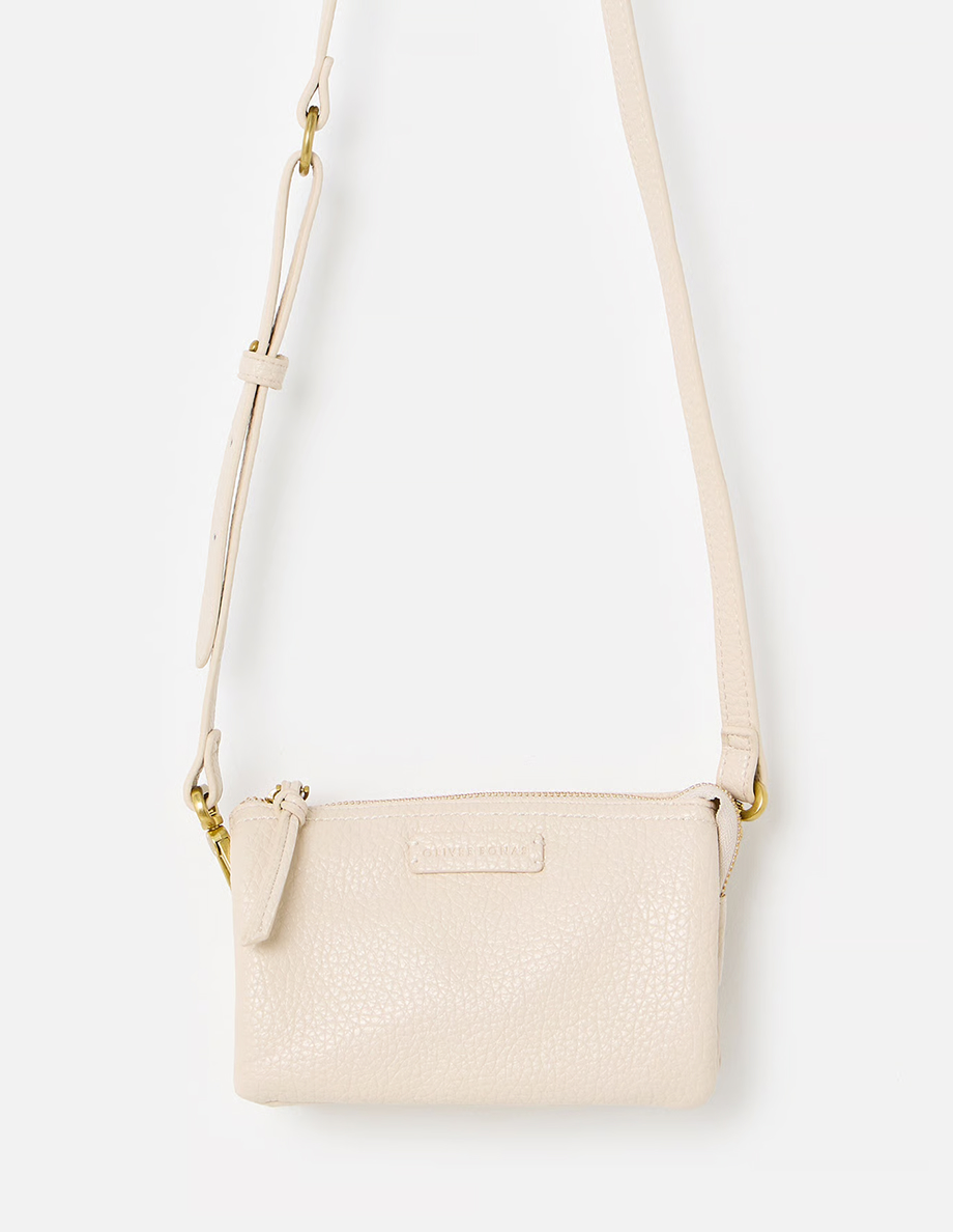 Luna Cream Crossbody Bag