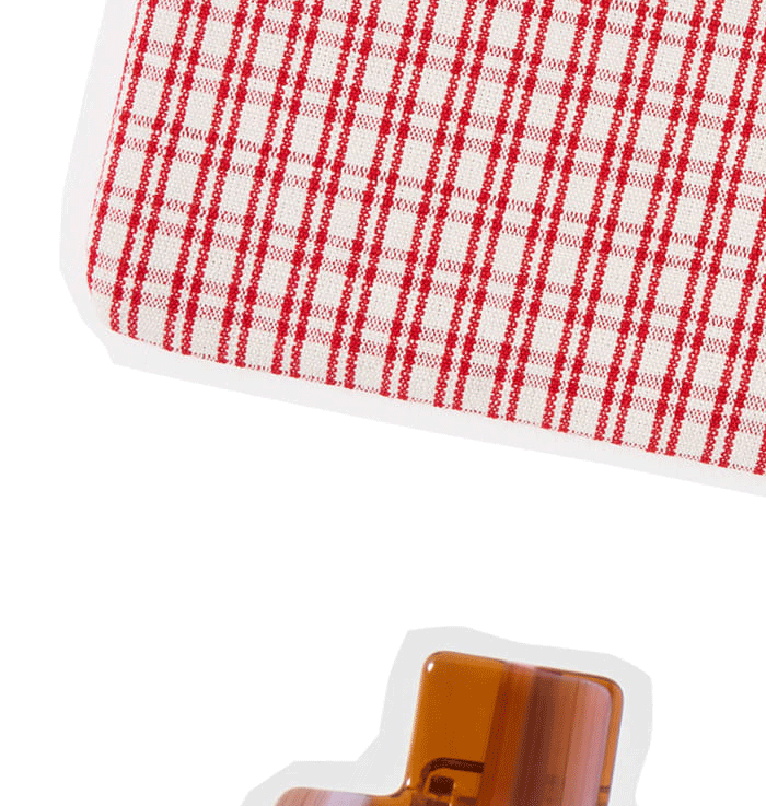 Red Checked Laptop Case