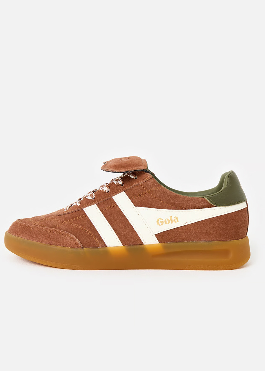Gola Stadia '86 Umber & White Trainers