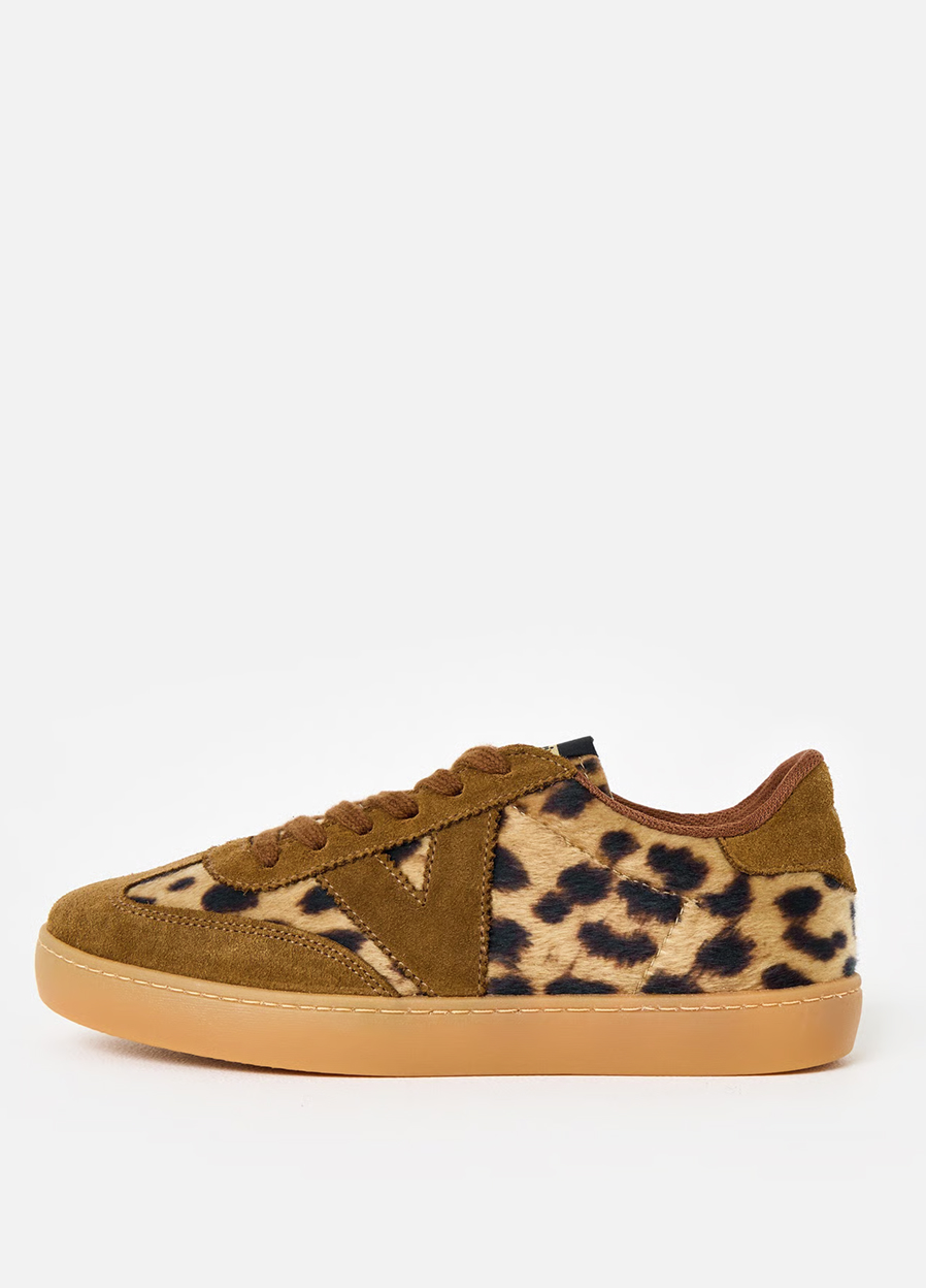 Victoria Berlin Animal Print Cuero Trainers