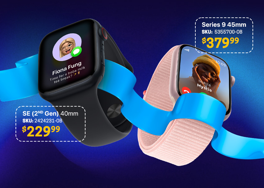 Take 10% Off your purchase of Apple Watch SE (2nd Gen) & Series 9