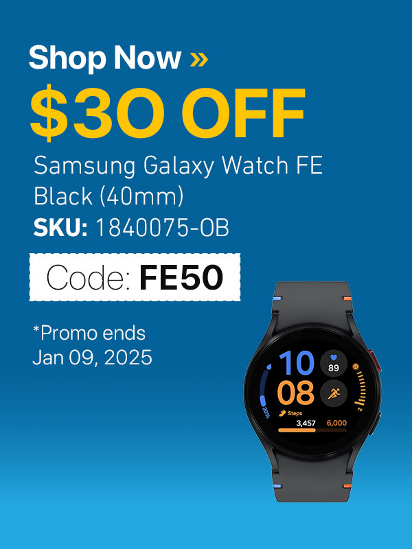 $30 OFF Samsung Galaxy Watch FE