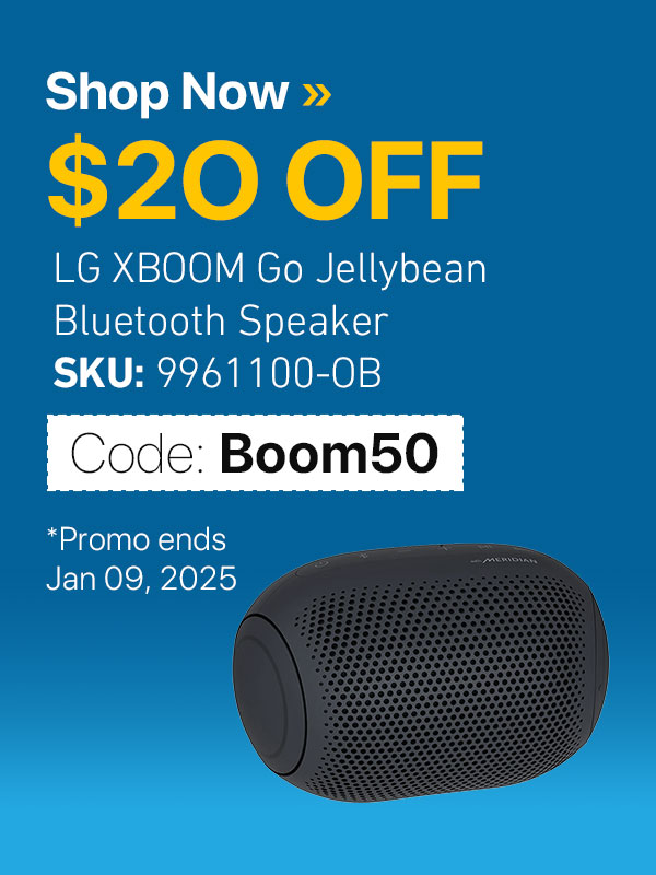 $20 OFF LG XBoom Go Jelly Bean Bluetooth Speaker