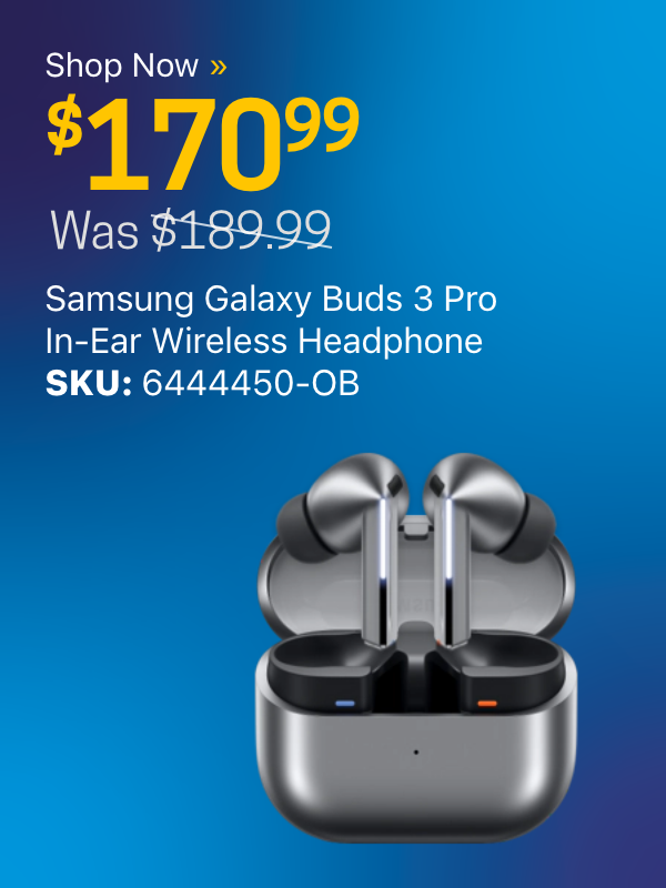 Samsung Galaxy Buds 3 Pro In-Ear Wireless Headphone