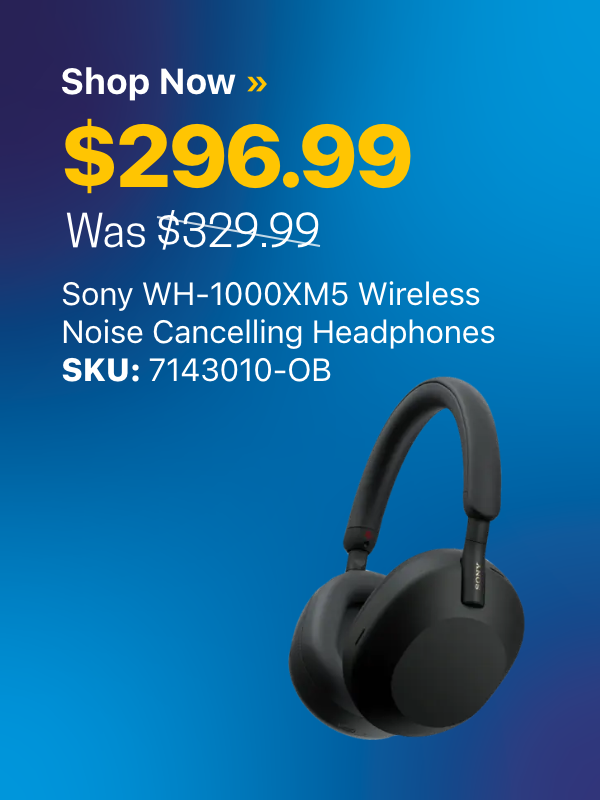 Sony WH-1000XM5 Wireless Noise Cancelling Headphones