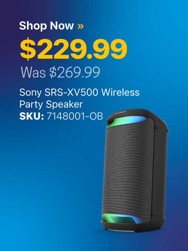 Sony SRS-XV500 Wireless Party Speaker