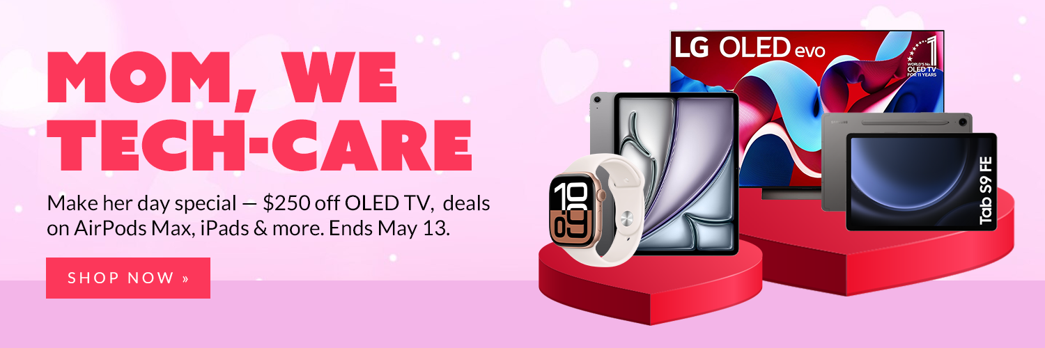Make her day special — $250 off OLED TV,  deals on AirPods Max, iPads & more. Ends May 13.