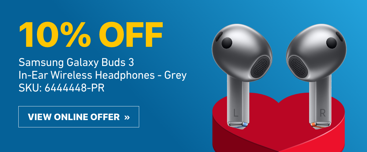 Samsung Galaxy Buds 3 In-Ear Wireless Headphones - Grey