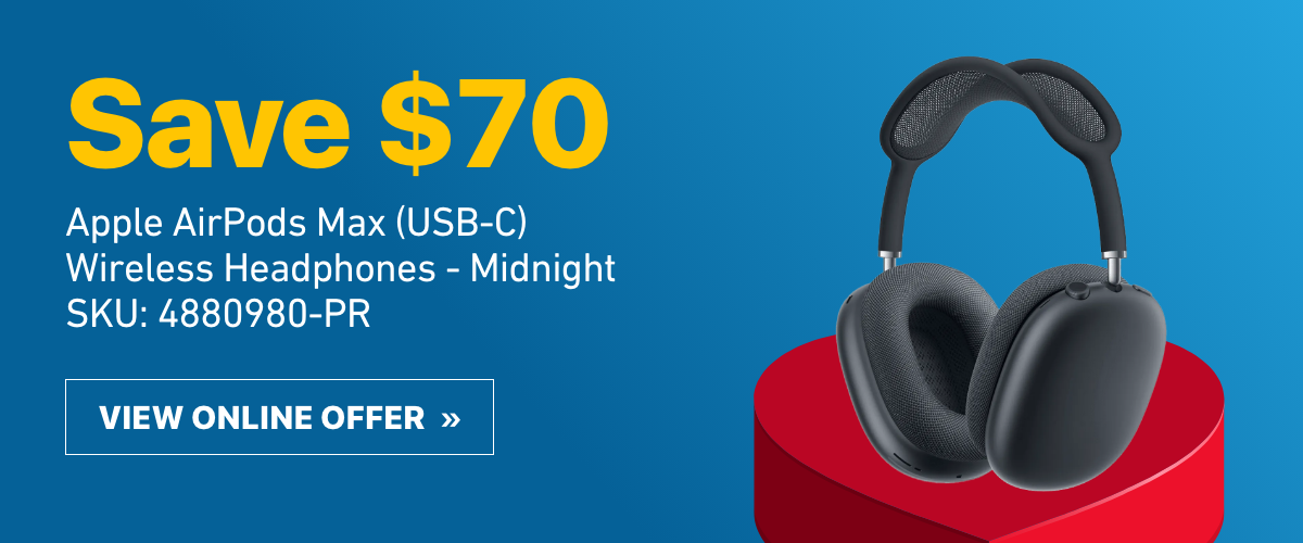 Apple AirPods Max (USB-C) Wireless Headphones - Midnight 