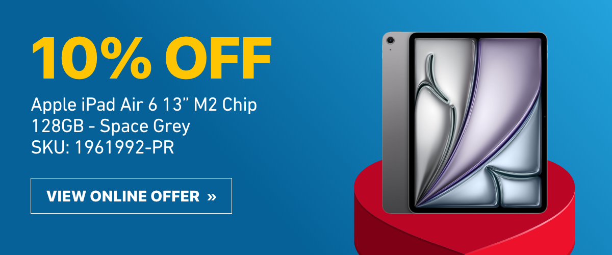 Apple iPad Air 6 13” M2 Chip 128GB - Space Grey