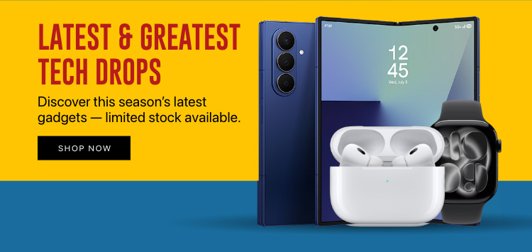 Explore the latest tech gadgets — AirPods, Galaxy devices, and premium OLED TVs on sale this week