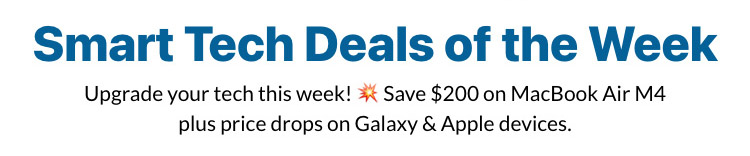 Limited-Time Tech Price Drops — Shop Galaxy, Apple Watch & MacBook Air M