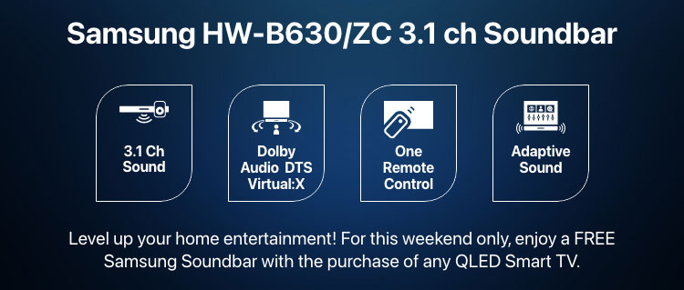 LED TV deal: free Samsung Soundbar