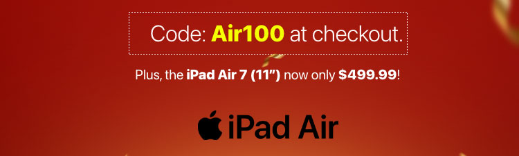 Boxing Week iPad Air Sale – $100 OFF brand new Apple iPad Air