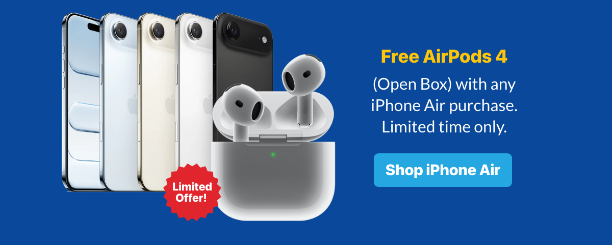 Limited-time offers on Apple Watch, iPad, earbuds, and home tech.