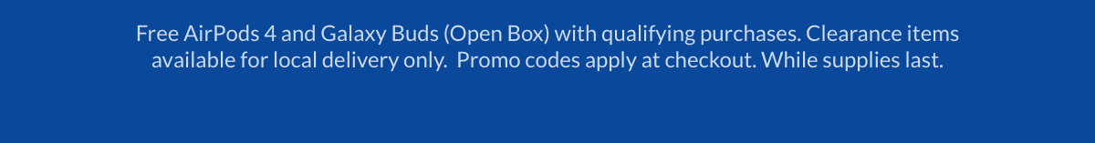 Limited-time offers on Apple Watch, iPad, earbuds, and home tech.
