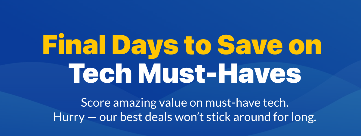 Limited-time offers on Apple Watch, iPad, earbuds, and home tech.