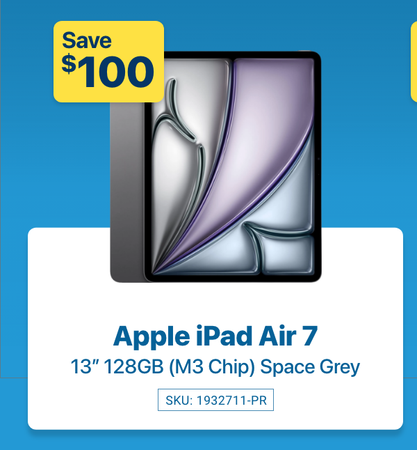 Spring Tech Refresh sale featuring Apple iPad Air, Samsung 75-inch QLED TV, and Apple Watch deals ending March 31