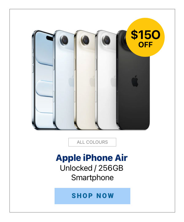 Summer Tech Savings Event featuring iPhone Air, Galaxy Phones, AirPods Max and Apple Watch deals