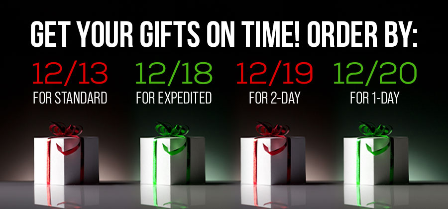 Get Your Gifts on Time!