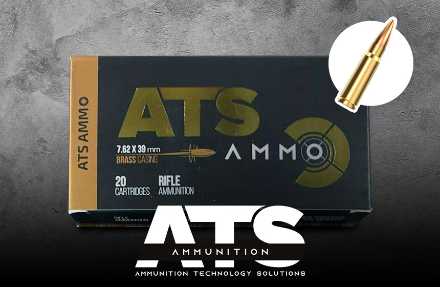 ATS Ammunition X-Force 7.62x39mm 124 Gr FMJ, 20 Rounds