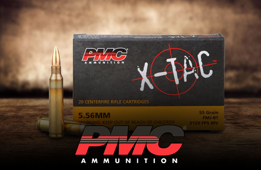 PMC Ammunition X-TAC, 5.56x45mm NATO 56 Gr FMJ, 20 Rounds